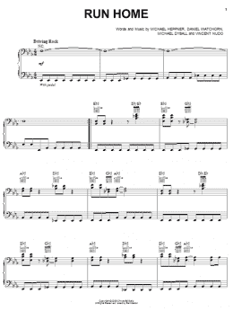 page one of Run Home (Piano, Vocal & Guitar Chords (Right-Hand Melody))