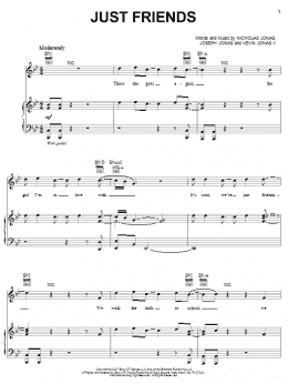 page one of Just Friends (Piano, Vocal & Guitar Chords (Right-Hand Melody))