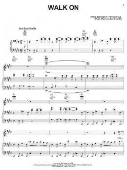 page one of Walk On (Piano, Vocal & Guitar Chords (Right-Hand Melody))