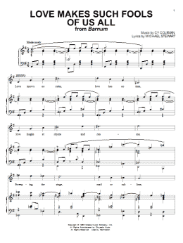 page one of Love Makes Such Fools Of Us All (Piano & Vocal)