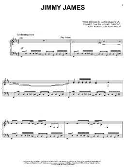 page one of Jimmy James (Piano, Vocal & Guitar Chords (Right-Hand Melody))