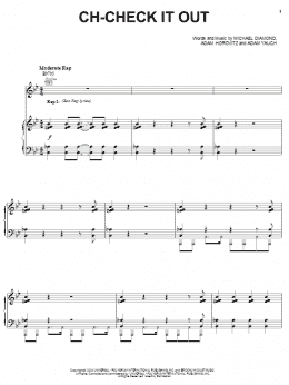 page one of Ch-Check It Out (Piano, Vocal & Guitar Chords (Right-Hand Melody))