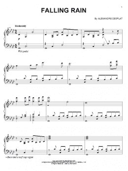 page one of Falling Rain (Piano Solo)