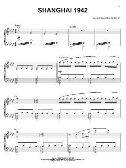 page one of Shanghai 1942 (Piano Solo)