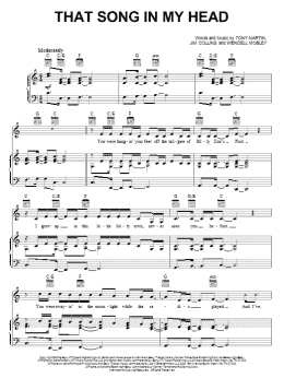page one of That Song In My Head (Piano, Vocal & Guitar Chords (Right-Hand Melody))