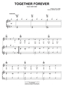 page one of Together Forever (Piano, Vocal & Guitar Chords (Right-Hand Melody))