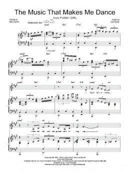 page one of The Music That Makes Me Dance (Piano, Vocal & Guitar Chords (Right-Hand Melody))