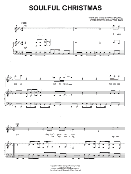 page one of Soulful Christmas (Piano, Vocal & Guitar Chords (Right-Hand Melody))