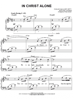 page one of In Christ Alone (arr. Phillip Keveren) (Easy Piano)