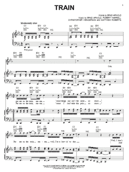 page one of Train (Piano, Vocal & Guitar Chords (Right-Hand Melody))