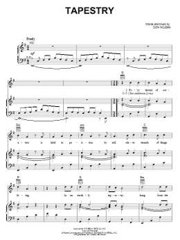 page one of Tapestry (Piano, Vocal & Guitar Chords (Right-Hand Melody))