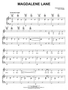 page one of Magdelene Lane (Piano, Vocal & Guitar Chords (Right-Hand Melody))