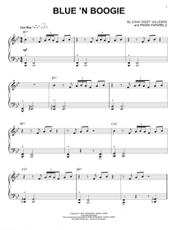 page one of Blue 'N Boogie [Jazz version] (Piano Solo)