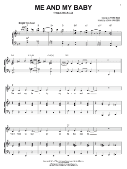 page one of Me And My Baby (Piano & Vocal)