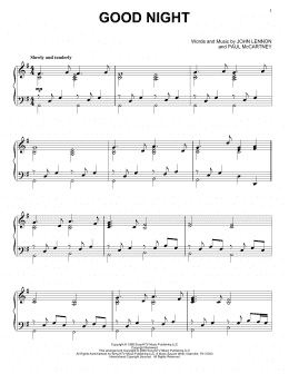 page one of Good Night (Piano Solo)