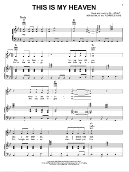 page one of This Is My Heaven (Piano, Vocal & Guitar Chords (Right-Hand Melody))