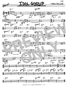 page one of Idol Gossip (Real Book – Melody & Chords – C Instruments)