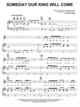 page one of Someday Our King Will Come (Piano, Vocal & Guitar Chords (Right-Hand Melody))