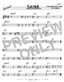 page one of Shine (Real Book – Melody & Chords – C Instruments)