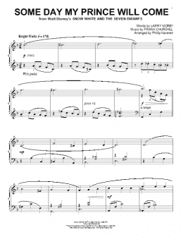 page one of Some Day My Prince Will Come [Classical version] (arr. Phillip Keveren) (Piano Solo)