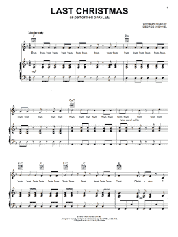 page one of Last Christmas (Piano, Vocal & Guitar Chords (Right-Hand Melody))