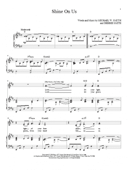 page one of Shine On Us (Piano & Vocal)