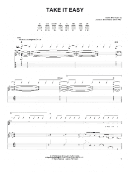 page one of Take It Easy (Easy Guitar)