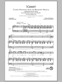 page one of Tommy (Choral Highlights from the Broadway Musical) (arr. Mark Brymer) (SATB Choir)