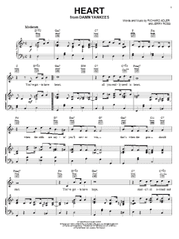 page one of Heart (Piano, Vocal & Guitar Chords (Right-Hand Melody))