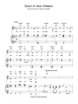 page one of Down In New Orleans (Piano, Vocal & Guitar Chords)