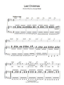 page one of Last Christmas (Piano & Vocal)