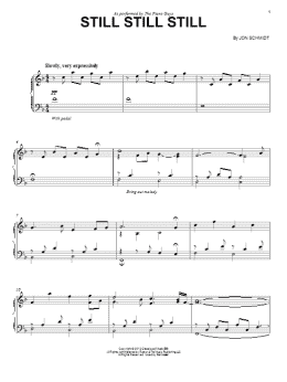 page one of Still Still Still (Piano Solo)