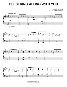 page one of I'll String Along With You (Piano Solo)