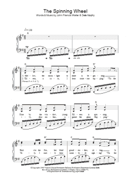 page one of The Spinning Wheel Song (Easy Piano)