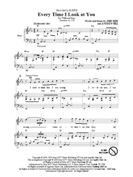 page one of Every Time I Look At You (TTBB Choir)