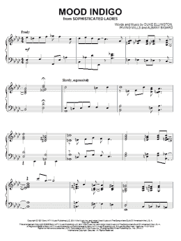 page one of Mood Indigo (Piano Solo)