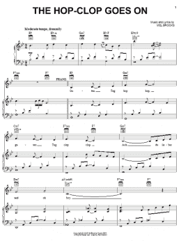 page one of The Hop Clop Goes On (Piano, Vocal & Guitar Chords (Right-Hand Melody))