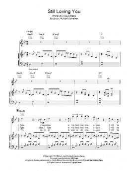 page one of Still Loving You (Piano, Vocal & Guitar Chords)