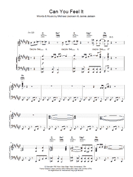 page one of Can You Feel It (Piano, Vocal & Guitar Chords)