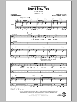 page one of Brand New You (from 13) (SAB Choir)