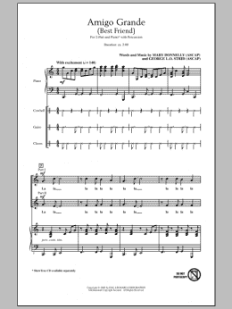 page one of Amigo Grande (Best Friend) (2-Part Choir)