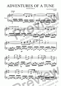 page one of Adventures Of A Tune