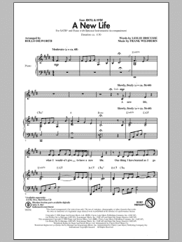 page one of A New Life (from Jekyll & Hyde) (SATB Choir)