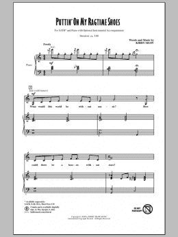 page one of Puttin' On My Ragtime Shoes (SATB Choir)