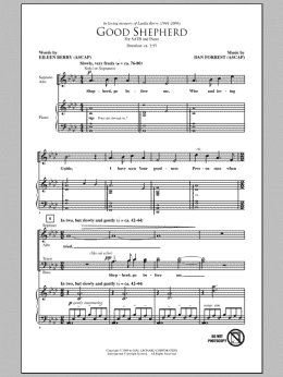 page one of Good Shepherd (SATB Choir)