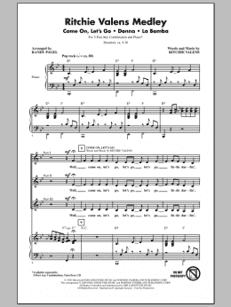 page one of Ritchie Valens Medley (3-Part Mixed Choir)