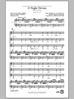 page one of O Night Divine (SSA Choir)