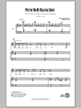 page one of Puttin' On My Ragtime Shoes (SAB Choir)