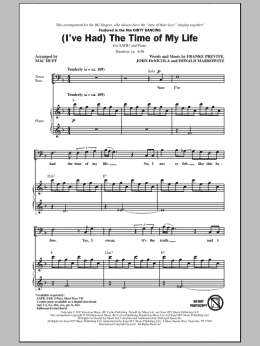page one of (I've Had) The Time Of My Life (arr. Mac Huff) (SATB Choir)