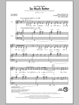 page one of So Much Better (from Legally Blonde) (SSA Choir)